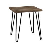 Dorel Owen Retro End Table Walnut, Brown