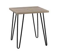 Dorel Home Owen Retro End Table in Rustic Oak Look - Brown