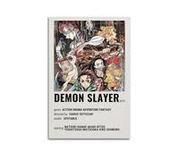 owengo Demon Slayer Poster Trendy Anime Canvas Posters Abstract Prints Wall Art for Bedroom Living Room Deco12x18inch(30x45cm) Unframe-style