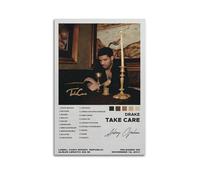 owengo Drake-Take Care Poster, Trendy Aesthetic Music Album Cover Wall Art Abstract Paint Canvas Prints for Bedroom Living Room Deco12x18inch(30x45cm) Unframe-style