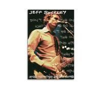 owengo Jeff Buckley. Poster, Emotional Vintage Aesthetic Wall Art Music Canvas Prints for Bedroom Living Room Deco20x30inch(50x75cm) Unframe-style