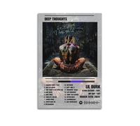 owengo Lil Durk- Deep Thoughts Posters Hit Music Ablum Cover Wall Art Trendy Aesthetics Canvas Printing for Room Deco08x12inch(20x30cm) Unframe-style