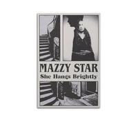 owengo Mazzy Star -She Hangs Brightly 90s Dream Pop Alternative Rock Posters Pop Music Wall Art Canvas Printing for Room Aesthetics24x36inch(60x90cm) Unframe-style