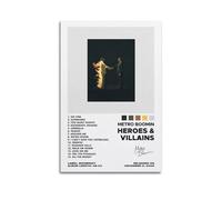 owengo Metro Boomin - Heroes & Villains Posters Pop Music Album Cover Wall Art Canvas Printing for Wall Deco12x18inch(30x45cm) Unframe-style