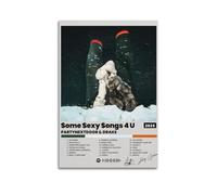 owengo Partynextdoor-Drake-Some Sexy Songs 4 U Posters Hit Music Album Cover Wall Art Canvas Printing for Bedroom Deco16x24inch(40x60cm) Unframe-style