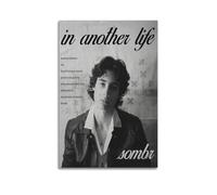 owengo Sombr - In Another Life Posters Pop Music Wall Art Canvas Printing for Room Aesthetics12x18inch(30x45cm) Unframe-style