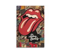 owengo The Rolling Stones Posters Pop Music Wall Art Canvas Printing for Room Aesthetics12x18inch(30x45cm) Unframe-style