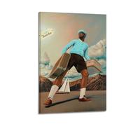 owengo Tyler,The Creator-CALL ME IF YOU GET LOST The Estate Sale Posters Pop Music Wall Art Canvas Printing for Room Aesthetics08x12inch(20x30cm) Frame-style