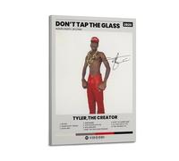 owengo Tyler The Creator-DON‘T TAP THE GLASS Posters Pop Music Wall Art Canvas Printing for Room Aesthetics16x24inch(40x60cm) Frame-style