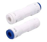 OWENRYIN Fast Connect Check Valve One-Way Check Valve Plastic Valve Compatible with Reverse Osmosis System RO Pure Water Pack of 2 Check Valve 1/4