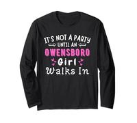 Owensboro Girl Party Walks In Kentucky Southern Pride Long Sleeve T-Shirt