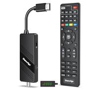 OWERSLYN NEW FULL HD 1080P Freeview Box Receiver & HD USB Recorder Digital TV Set Top Box Tuner DVB-T2 Terrestrial Analogue to Digital TV Converter, HDMI/AV Output, USB/PVR, 2in 1 Remote Control