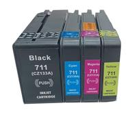 OWETOWN Ink Cartridge For HP711 HP711XL For H-P DesignJet T100 T120 T125 T130 T520 T525 T530 Printer