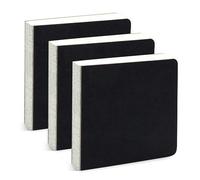 Owevvin 3 Pcs Mini Water Color Paper Notebook, Square 3.9X3.9 Travel Size Portable Watercolor Paper Pad, 90 Sheets 300 GSM Textured Drawing Papers Artists Paper Pads for Art Journal