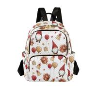 OWFKAY Balloons Gnome Elf Women's Fashion Backpacks Rucksack Bag Back Pack Ladies for Travelling Work Lightweight