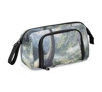 OWFKAY Big Capacity Pencil Pen Case Pouch Bag School College Office Organizer for Teens Girls Adults Student-Dinosaurs in The Mountains