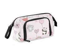 OWFKAY Big Capacity Pencil Pen Case Pouch Bag School College Office Organizer for Teens Girls Adults Student-Cute Bear Koala Panda