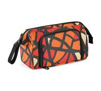 OWFKAY Big Capacity Pencil Pen Case Pouch Bag School College Office Organizer for Teens Girls Adults Student-Stained Glass Patchwork Pattern