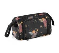 OWFKAY Big Capacity Pencil Pen Case Pouch Bag School College Office Organizer for Teens Girls Adults Student-The Little Sprite Plays The Suona Pattern