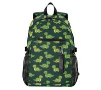 OWFKAY Casual Sports Backpack with Laptop Compartment Teens Travel Rucksack College Bag for Work School Daily Dinosaurs with Nelly Bro Writ