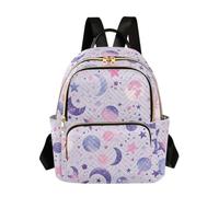 OWFKAY Celestial Moons Planets Women's Fashion Backpacks Rucksack Bag Back Pack Ladies for Travelling Work Lightweight