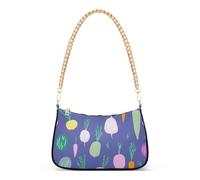 OWFKAY Clutch Shoulder Bag Tote Handbags for Women Hobo Bags Purse Onion Vegetable with Zipper Closure