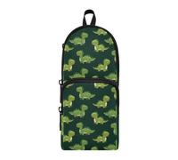 OWFKAY Dinosaurs with Nelly Bro Writ Pattern Large Capacity Pencil Case 3 Compartment Pouch Pen Bag Zipper Stationery Bag for Students Office Work Stationery