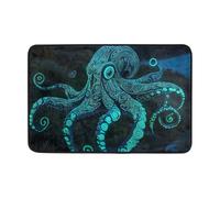 OWFKAY Doormat Welcome Door Mat-Octopus Glowing Texture,Living Room Kitchen Floor Mat Home Indoor Outdoor Decoration 24X16INCH 60cmX40cm