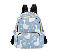 OWFKAY Duck Blue Daisy Women's Fashion Backpacks Rucksack Bag Back Pack Ladies for Travelling Work Lightweight