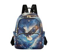 OWFKAY Hawk Universe Small Backpack for Women Rucksack Mini Girls School Bag Travel Anti Theft Casual