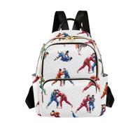 OWFKAY Judo Athlete Pattern Women's Fashion Backpacks Rucksack Bag Back Pack Ladies for Travelling Work Lightweight