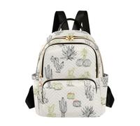 OWFKAY Line Cactus Pattern Women's Fashion Backpacks Rucksack Bag Back Pack Ladies for Travelling Work Lightweight