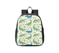 OWFKAY Little Kids Backpack Toddler School Elementary Bag Boys Girls S Alligator Leaf