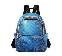 OWFKAY Narwhals Deep Sea Small Backpack for Women Rucksack Mini Girls School Bag Travel Anti Theft Casual