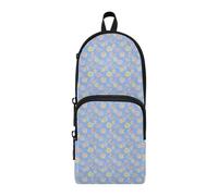 OWFKAY Pencil Pouch Holder Large Capacity Pen Case Organizer Travel Cosmetics Storage for Students Teens Adults Five Petal Flower