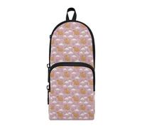 OWFKAY Pencil Pouch Holder Large Capacity Pen Case Organizer Travel Cosmetics Storage for Students Teens Adults Capybaras Flowers
