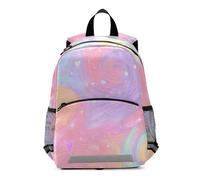OWFKAY Rainbow Galaxy Toddler Backpack Kids Nursery Backpacks School Bags for Girls Children Rucksack Small