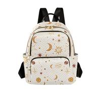 OWFKAY Stars Moons Planets Women's Fashion Backpacks Rucksack Bag Back Pack Ladies for Travelling Work Lightweight