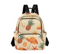 OWFKAY Tropical Pineapple Orange Women's Fashion Backpacks Rucksack Bag Back Pack Ladies for Travelling Work Lightweight