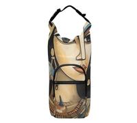 OWFKAY Water Bottle Carrier Bag Ancient Egypt Abstract Woman Painting Bottle Pouch Holder Sports Water Bottle Accessories