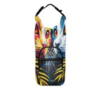 OWFKAY Water Bottle Carrier Bag Cats Hidden in Leaves Bottle Pouch Holder Sports Water Bottle Accessories