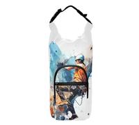 OWFKAY Water Bottle Carrier Bag Character Doing Excercise Bottle Pouch Holder Sports Water Bottle Accessories