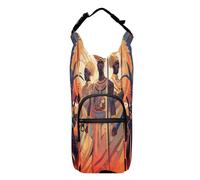 OWFKAY Water Bottle Carrier Bag Indian Tribe Character Pattern Bottle Pouch Holder Sports Water Bottle Accessories