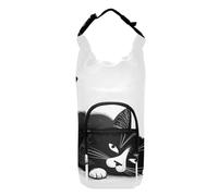OWFKAY Water Bottle Carrier Bag Lying Black Cat Bottle Pouch Holder Sports Water Bottle Accessories