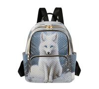 OWFKAY Women Fashion Backpack Purse College Backpack Anti Theft Rucksack Travel Shoulder Bag Bookbag Men, S Snow Fox