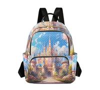 OWFKAY Wonderland Castle Women's Fashion Backpacks Rucksack Bag Back Pack Ladies for Travelling Work Lightweight