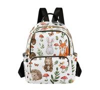 OWFKAY Woodland Animals Women's Fashion Backpacks Rucksack Bag Back Pack Ladies for Travelling Work Lightweight