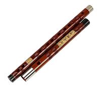 OWIEN Bamboo Flute Instrument Chinese Dizi Transverse Playing Bass Flute C,D,E,F,G Tune(F)