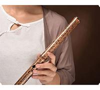 OWIEN Chinese Musical Dizi Clarinet Black Bamboo Flute Professional Playing Instrument Flute Adult Beginner Fife Transverse Flute C,D,E,F,G Tune(E)