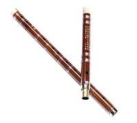 OWIEN Refined Chinese Dizi Professional Playing Bitter Bamboo Transverse Flute for Beginner Adult Children(F)